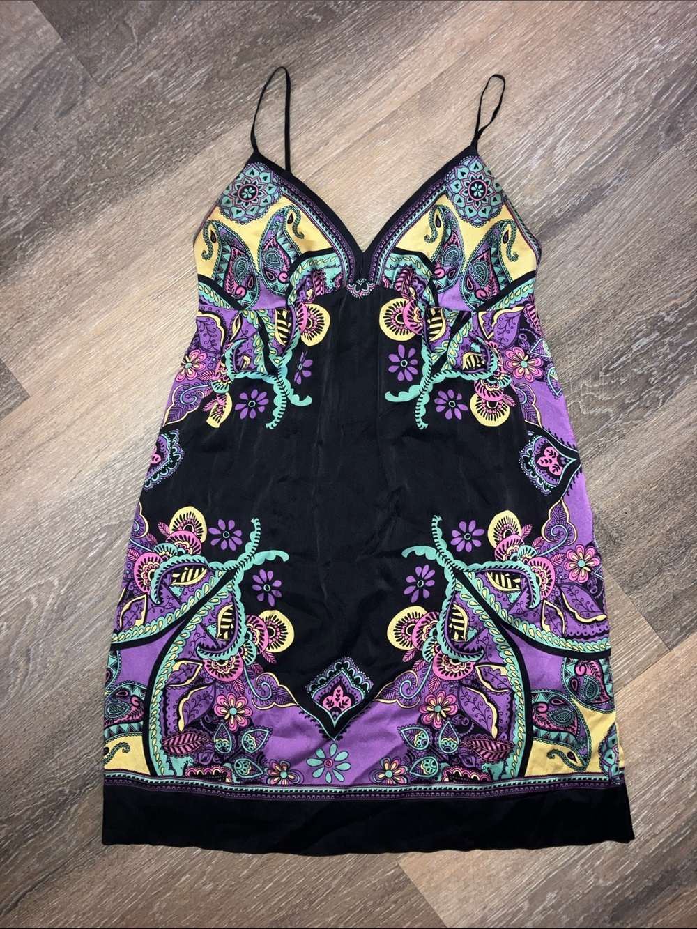 Silk Paisley Dress